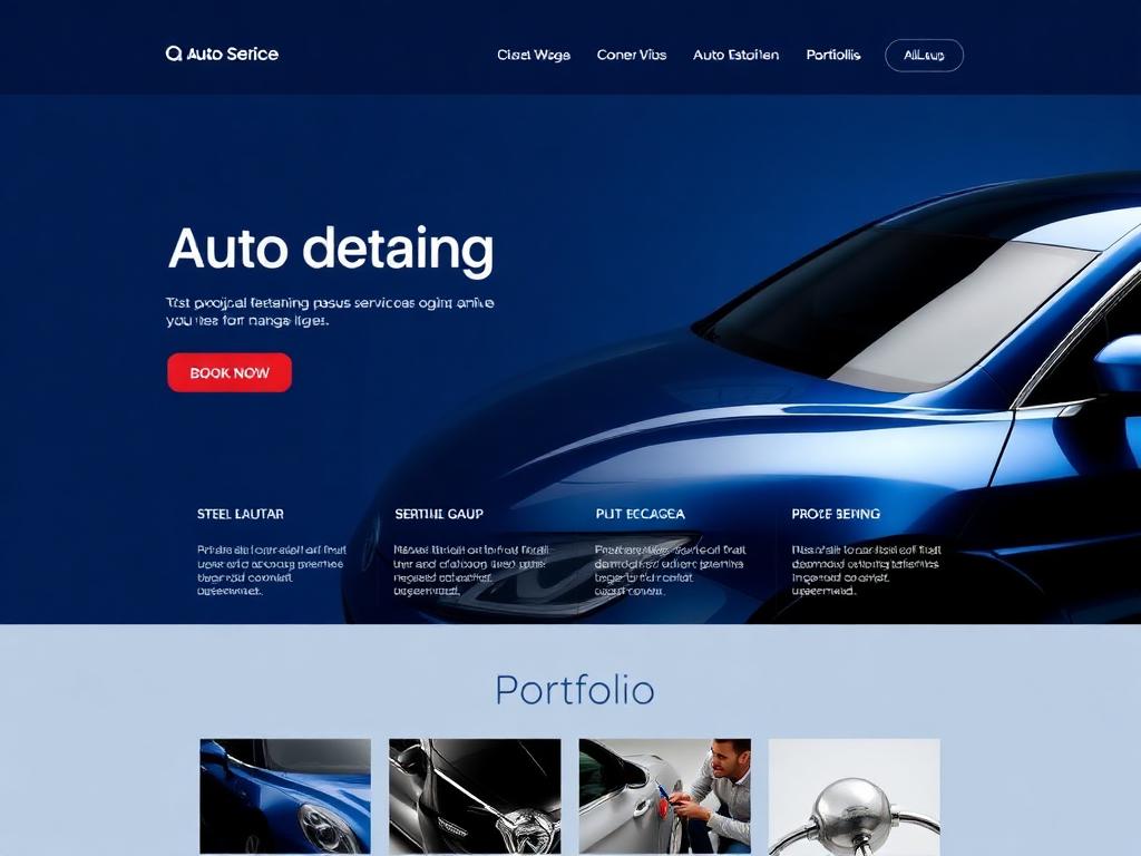 Prime Auto Detailing website design